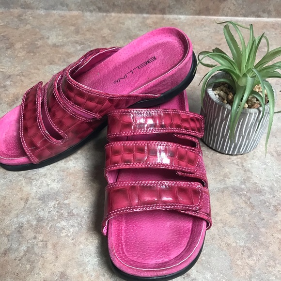 Bellini Shoes - Bellini “fancy” 3 strap Velcro sandals